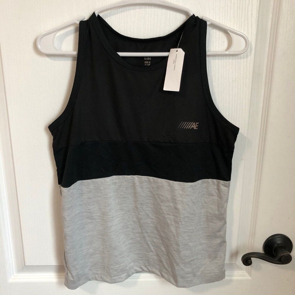 American Eagle Kids' Colorblock Tank Top‎ Size 14 Multicolor Casual Summer NWT